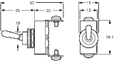 Hella Chrome Off-On Switch (2762)