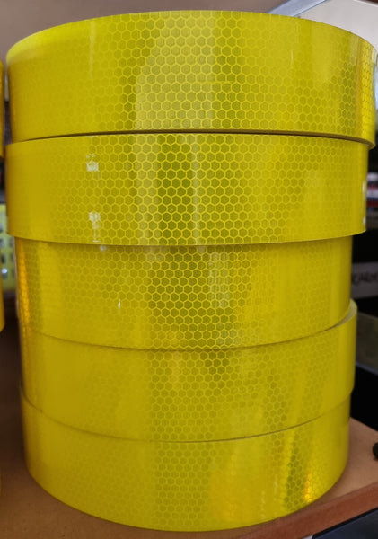 Yellow-Green Prismatic Construction Grade Reflective Tape