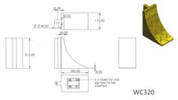 Desert Chox Unfilled (Wheel Chock) WC320