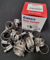 Pack 10 Hose Clamp 17mm - 32mm