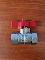 Ball valve brass T handle F/F 12mm T12FF