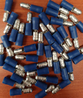 5mm Blue Bullet Terminal - Male (Pack 100) QKC36