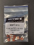 Ionnic Fuse Micro 2 Blade 7.5amp "ATR & ATL" - M2F7.5/10