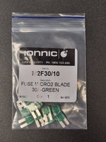 Ionnic Fuse Micro 2 Blade 30amp "ATR & ATL" - M2F30/10