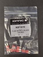 Ionnic Fuse Micro 2 Blade 10amp "ATR & ATL" - M2F10/10