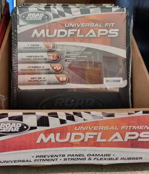 Road Gear Mudflaps 230mm x 250mm Universal Fit (2pk)
