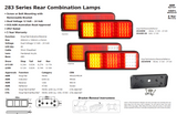 283 Series Light LED Autolamps