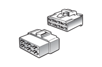 Narva 8 Way Male Quick Connector Housing 2pk (56278BL)