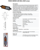 FM850/FM880 Bullbar Lamp Forward & DRL