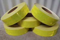 Reflective Tape Lime Green Fluoro 50MM Wide  x 45.7M