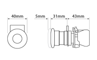 Ionnic Switch Kit Panel Mount TMS39