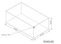 140L Rectangle Water Tank