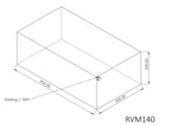 140L Rectangle Water Tank